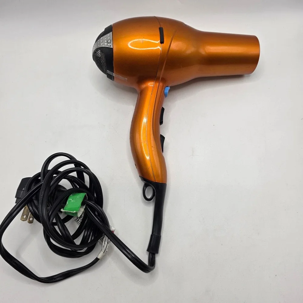 Conair InfinitiPRO Hair Dryer Metallic Orange Ionic AC Motor Professional